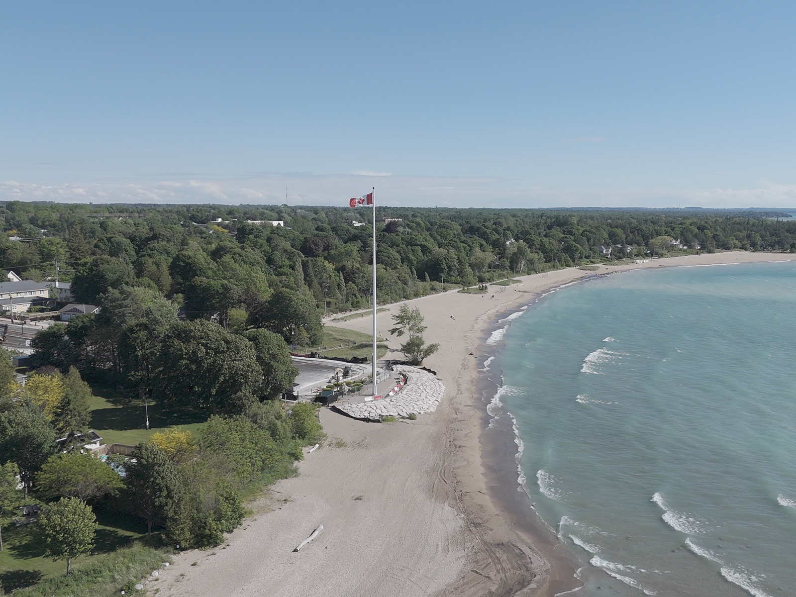 the shoreline in Southampton Ontario
